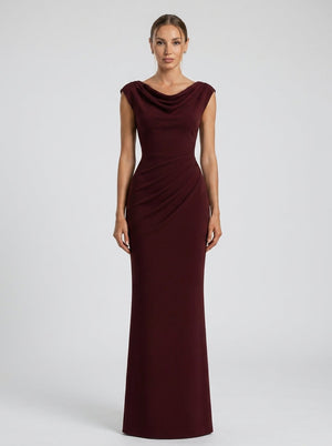 Valeris Gown – Deep Garnet