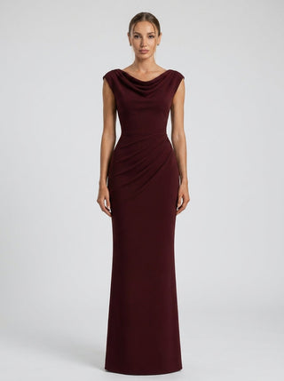 Valeris Gown – Deep Garnet