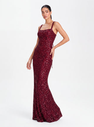 Alessia Gown – Burgundy