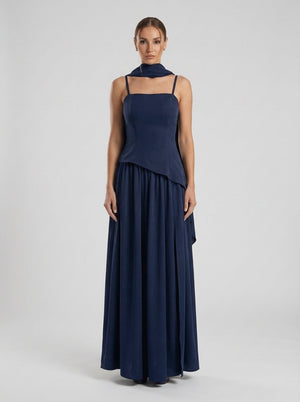Seraphine Gown – Navy Blue