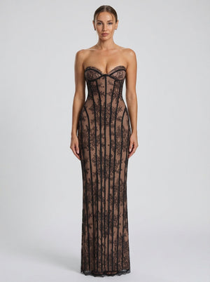 Siana Maxi Dress – Black