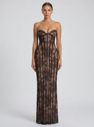 Siana Maxi Dress – Black