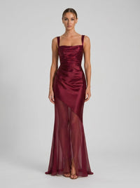 Serella Gown – Deep Garnet