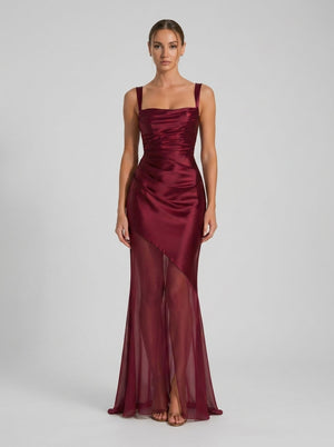 Serella Gown – Deep Garnet