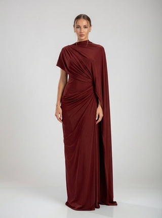 Lunaria Gown – Bordeaux
