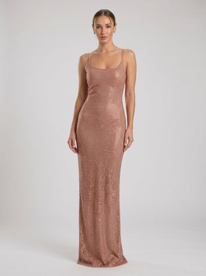 Nova Dress – Rose Gold