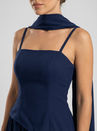Seraphine Gown – Navy Blue