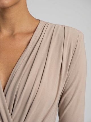 Larissa Gown – Sand Beige