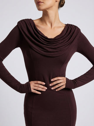 Noctra Gown – Coffee Brown