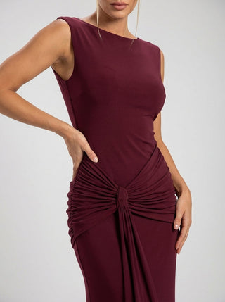 Elsira Gown – Mulberry Wine