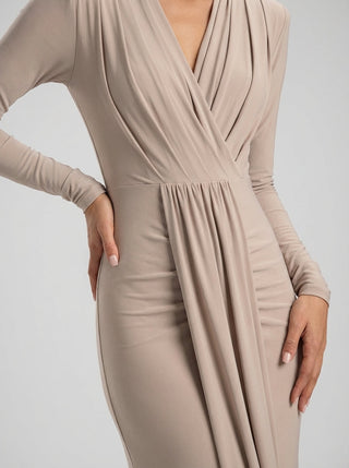 Larissa Gown – Sand Beige