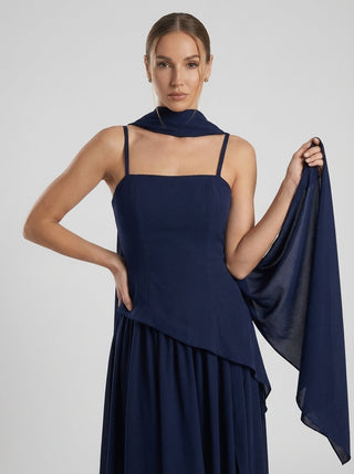 Seraphine Gown – Navy Blue