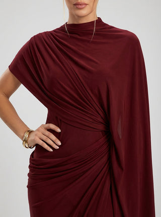 Lunaria Gown – Bordeaux