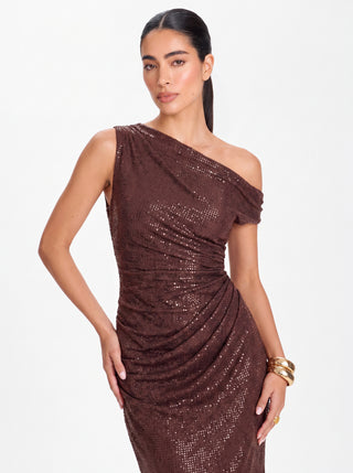 Aurex Gown – Brown