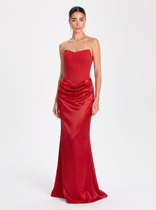 Maggie Dress – Red