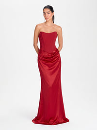 Maggie Dress – Red