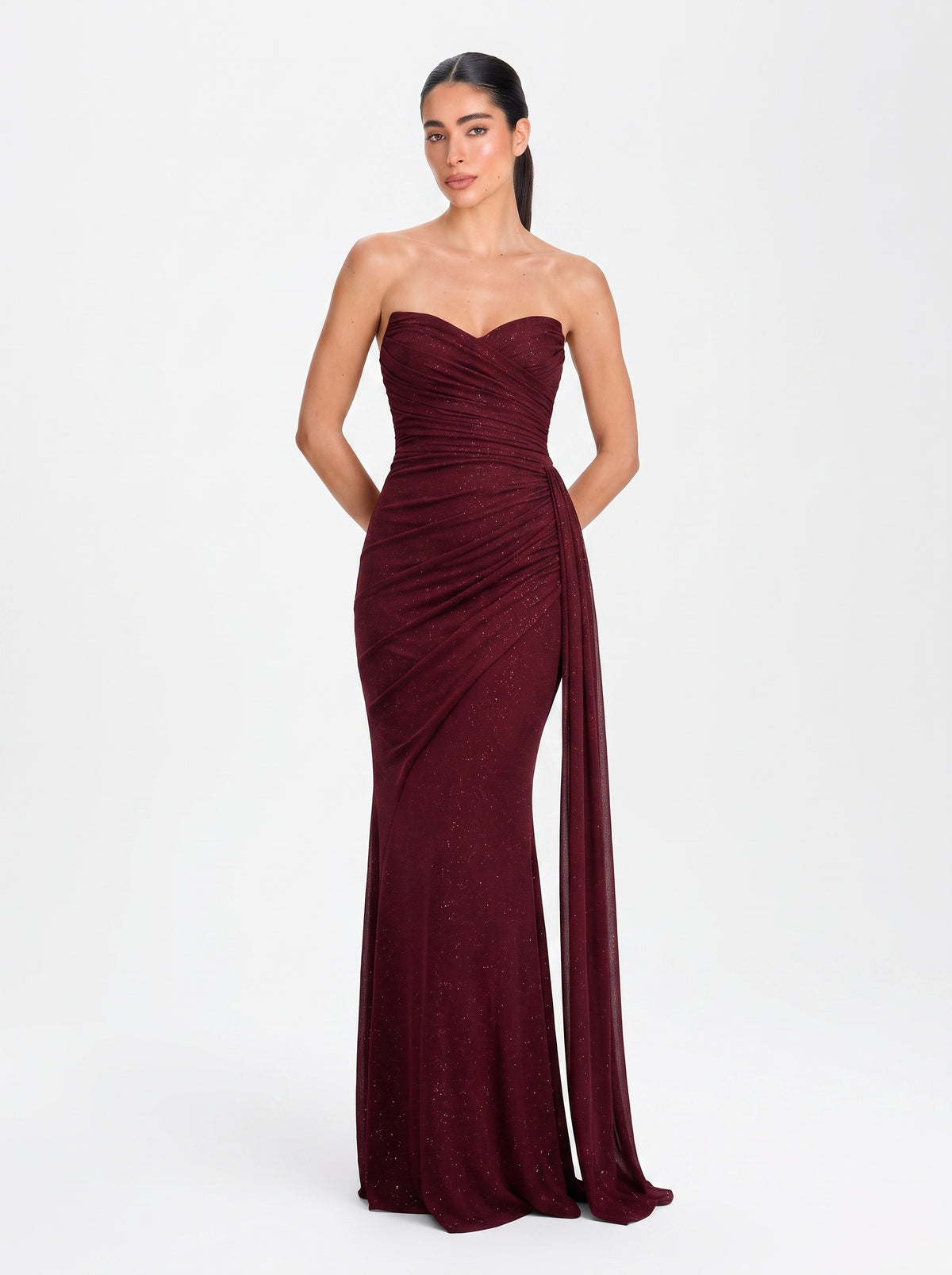 Varelle Gown – Deep Garnet