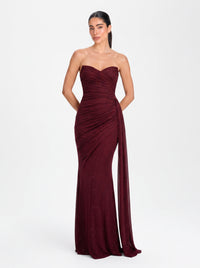 Varelle Gown – Deep Garnet