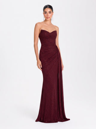 Varelle Gown – Deep Garnet