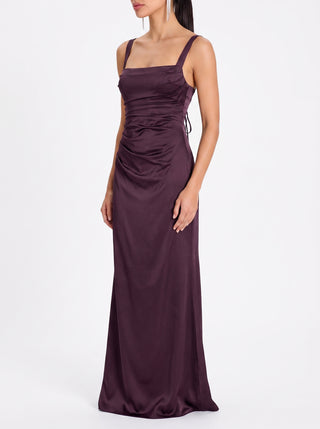 Regalia Gown – Midnight Plum
