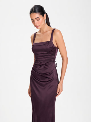 Regalia Gown – Midnight Plum
