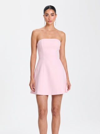 Crown Mini Dress – Baby Pink