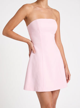 Crown Mini Dress – Baby Pink