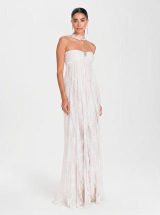 ÉLIANE Mini Dress – Pearl Veil