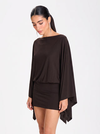 NOIRA Effortless Drape – Espresso Brown