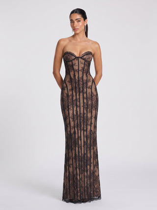 Siana Maxi Dress – Black