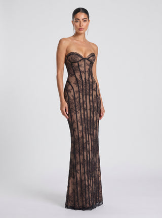 Siana Maxi Dress – Black