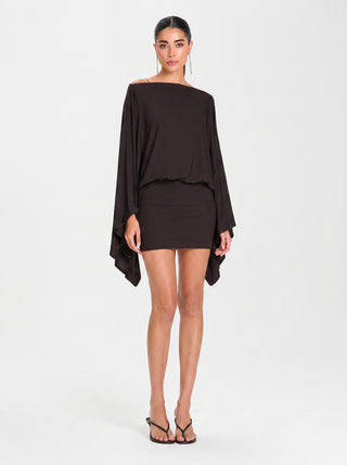 NOIRA Effortless Drape – Espresso Brown