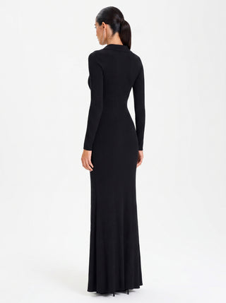 CELINE Timeless Ribbed – Midnight Black