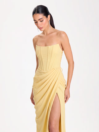 Avielle Gown – Butter Yellow