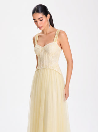 CELESTE Romantic Corseted – Buttercream Glow