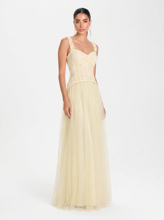 CELESTE Romantic Corseted – Buttercream Glow