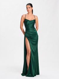 Valoria Gown – Emerald Green