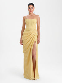 Avielle Gown – Butter Yellow