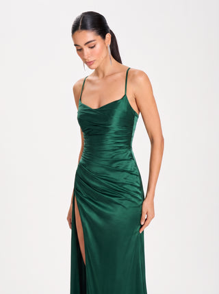 Valoria Gown – Emerald Green