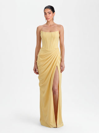 Avielle Gown – Butter Yellow