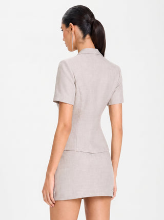 LUCIA Tailored Mini – Stone Taupe