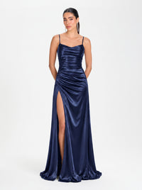 Valoria Gown – Navy Blue