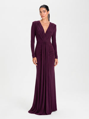 Larissa Gown – Plum Wine