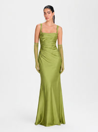 Regalia Gown – Light Olive