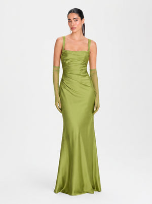 Regalia Gown – Light Olive