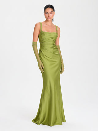 Regalia Gown – Light Olive