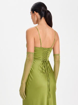 Regalia Gown – Light Olive