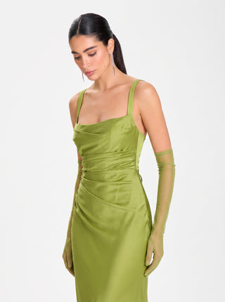 Regalia Gown – Light Olive
