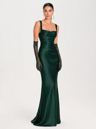 Regalia Gown – Emerald Green