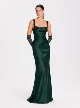 Regalia Gown – Emerald Green